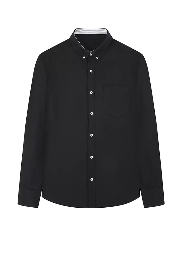 Slim Casual Long Sleeved Shirt C2001