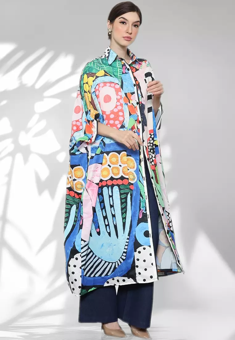 Kanzi Collared Kaftan