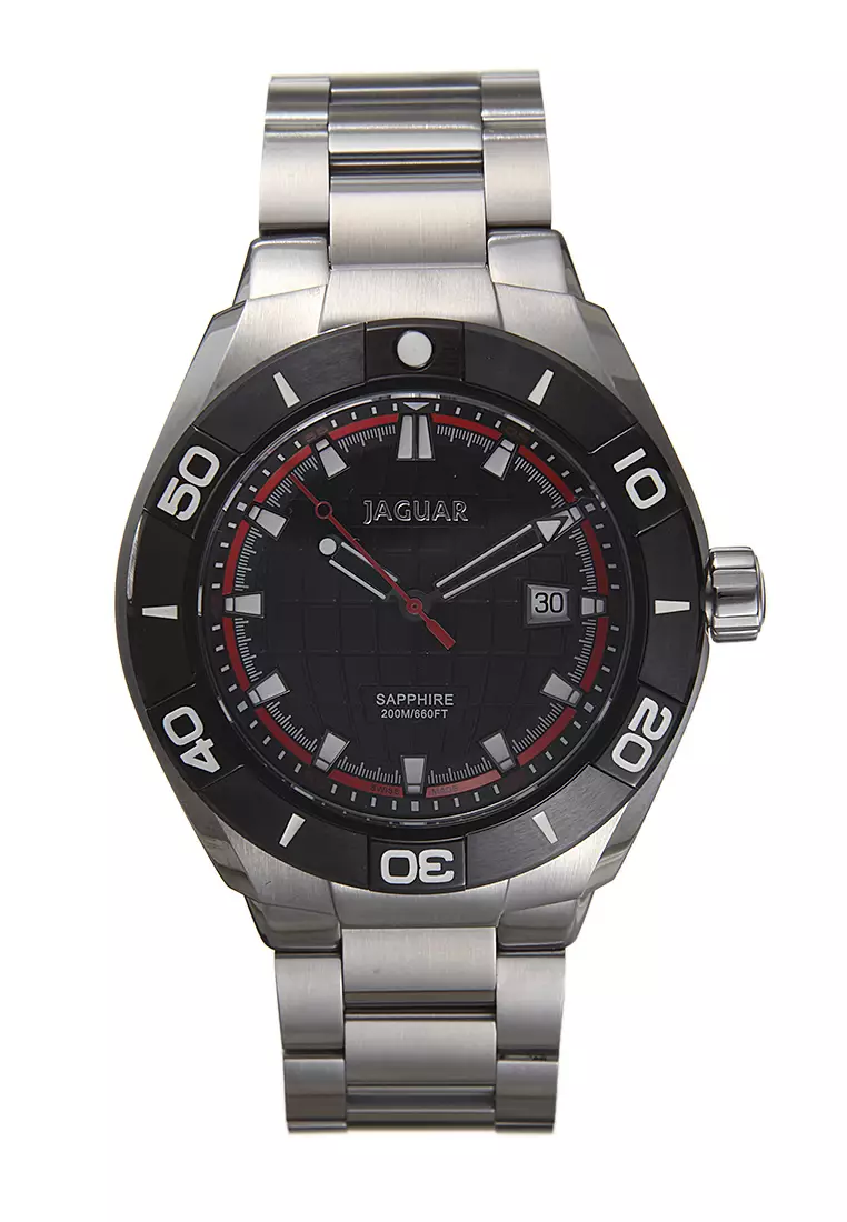 STAINLESS STEEL 46mm QUARTZ MEN WATCH J23-12254BGNC2B
