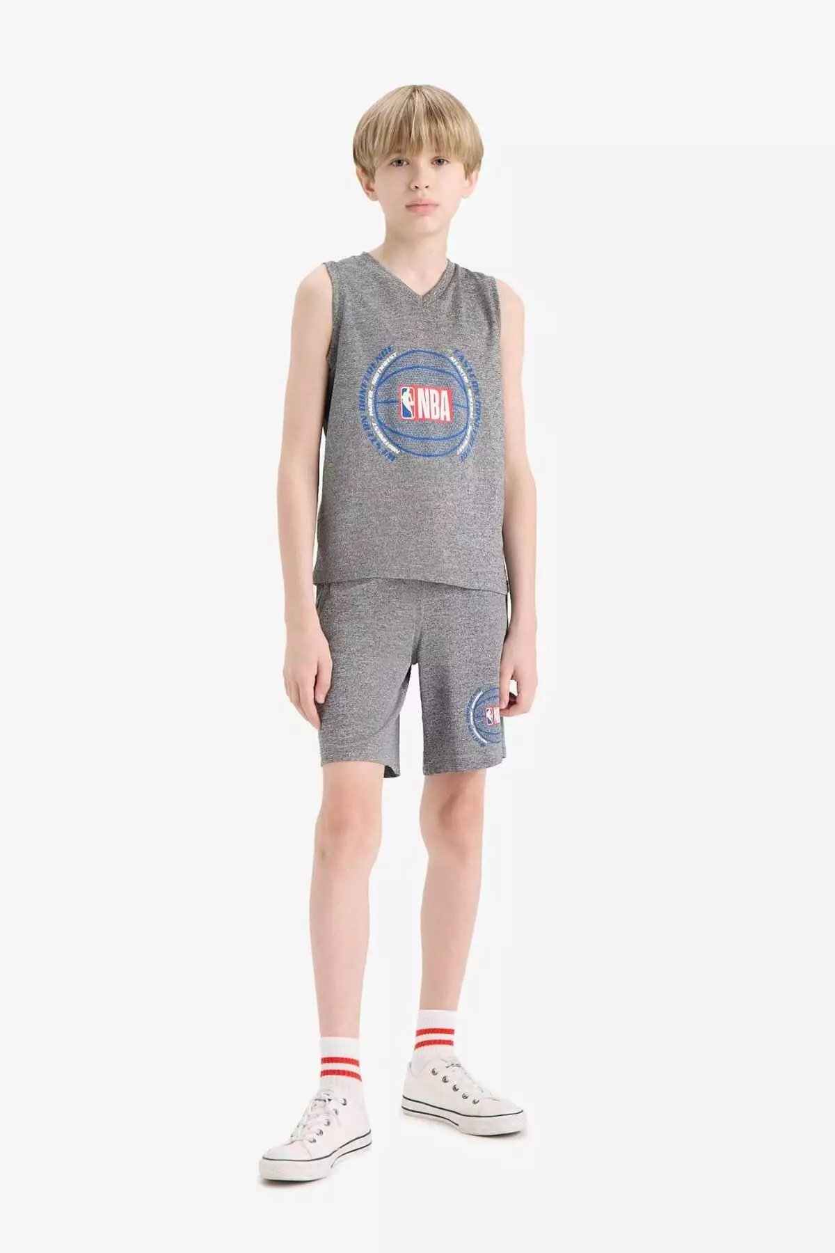 Boy's Nba Wordmark Elastic Waist Shorts E4854A825Sm