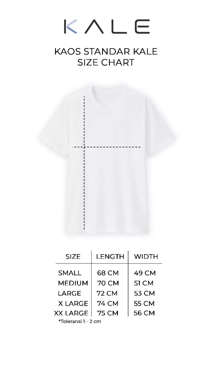 Kale Mark Dark Grey / Atas Kaos Lengan Pendek Pria Premium