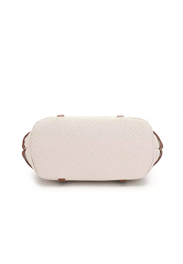 Women's Tote Bag / Shoulder Bag (Tas Jinjing Wanita / Tas Bahu Wanita) - Krem