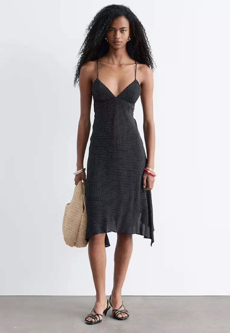 & Other Stories Dotted Slip Midi Dress 2026 | Buy & Other Stories Online