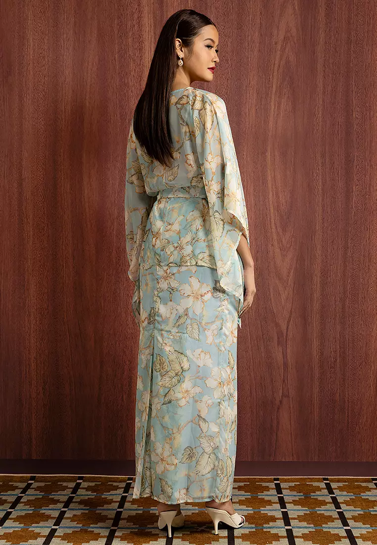 ALYSHA CAFTAN KURUNG SET