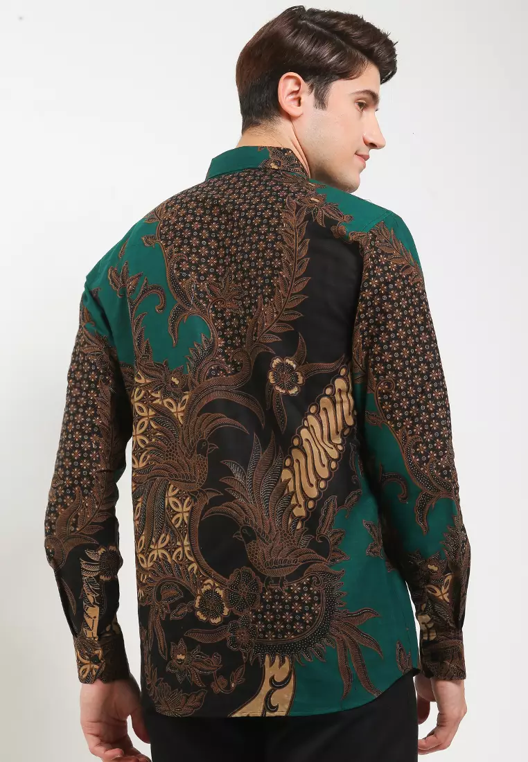 Mahesa Kemeja Batik Exclusive Premium Pria Casual Modern Lengan Panjang