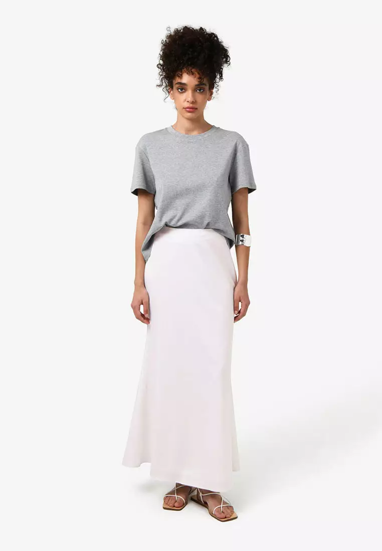 Leigh Satin Maxi Skirt