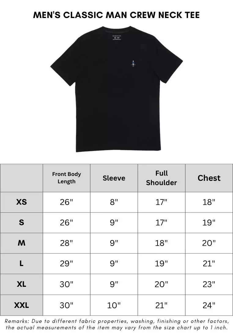 Men's Classic Man Crew Neck Tee