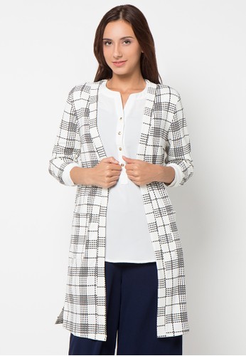 Forever Checked Cardigan