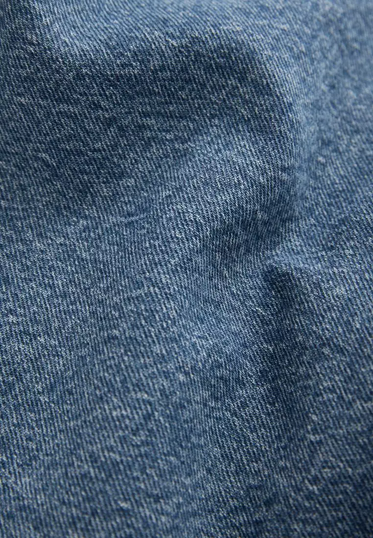 Knee Length Bermuda Denim Shorts