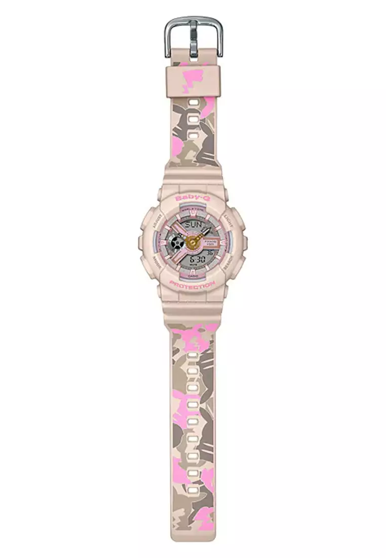 Casio Baby-G Pikachu - Jam Tangan Wanita - Rosegold - Resin Strap - BA-110PKC-4ADR