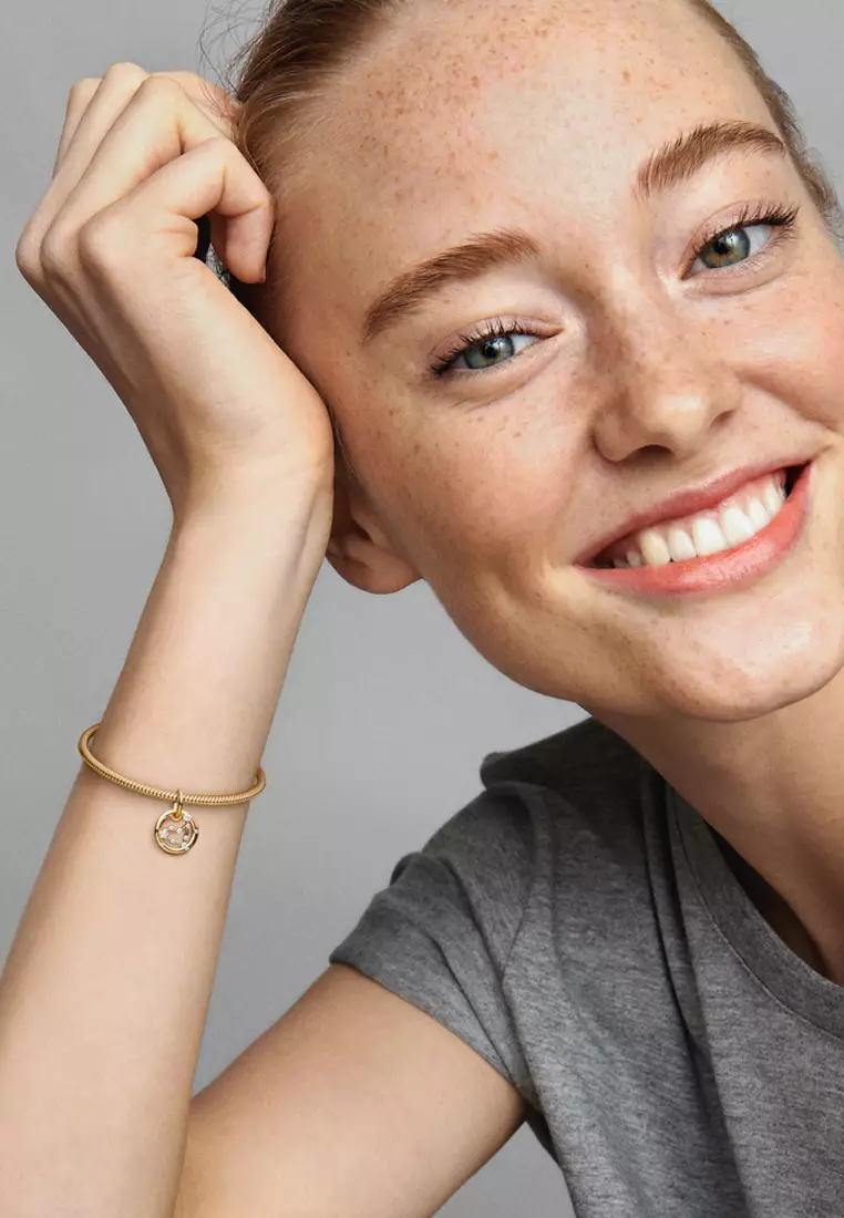 Buy PANDORA Pandora 14k Gold Plated Capricorn Zodiac Dangle Charm