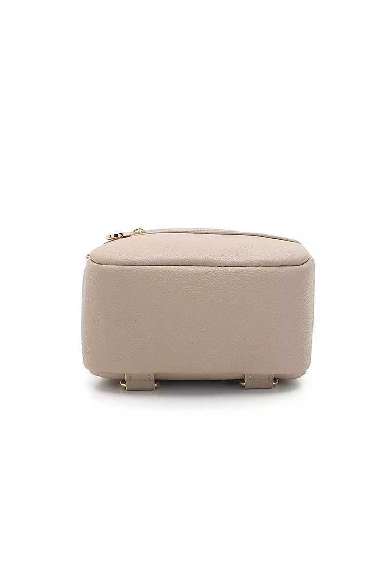 Women's 2-Way Backpack / Crossbody Bag / Sling Bag (Tas Ransel Wanita & Tas Punggung Wanita / Tas Selempang Wanita) - Cokelat