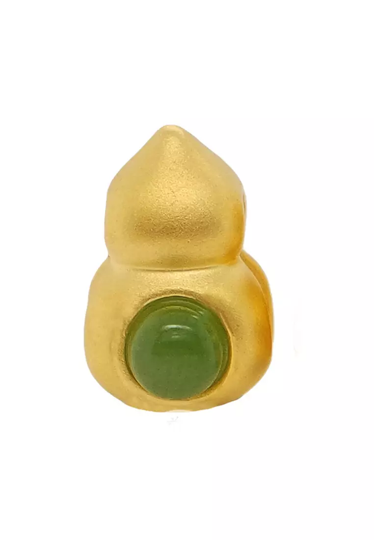 LITZ 999 (24K) 金玉葫蘆吊飾