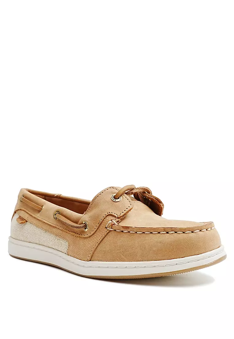 Women's Starfish 1 Eye Boat Shoe - Tan (10429577)