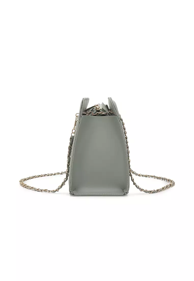 Women's Top Handle Bag / Sling Bag / Crossbody Bag - Green