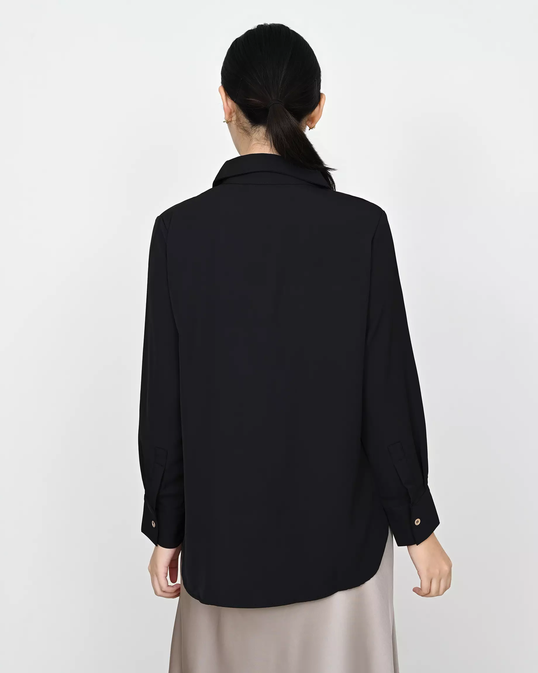 Geulis.id BINARA SHIRT - Black