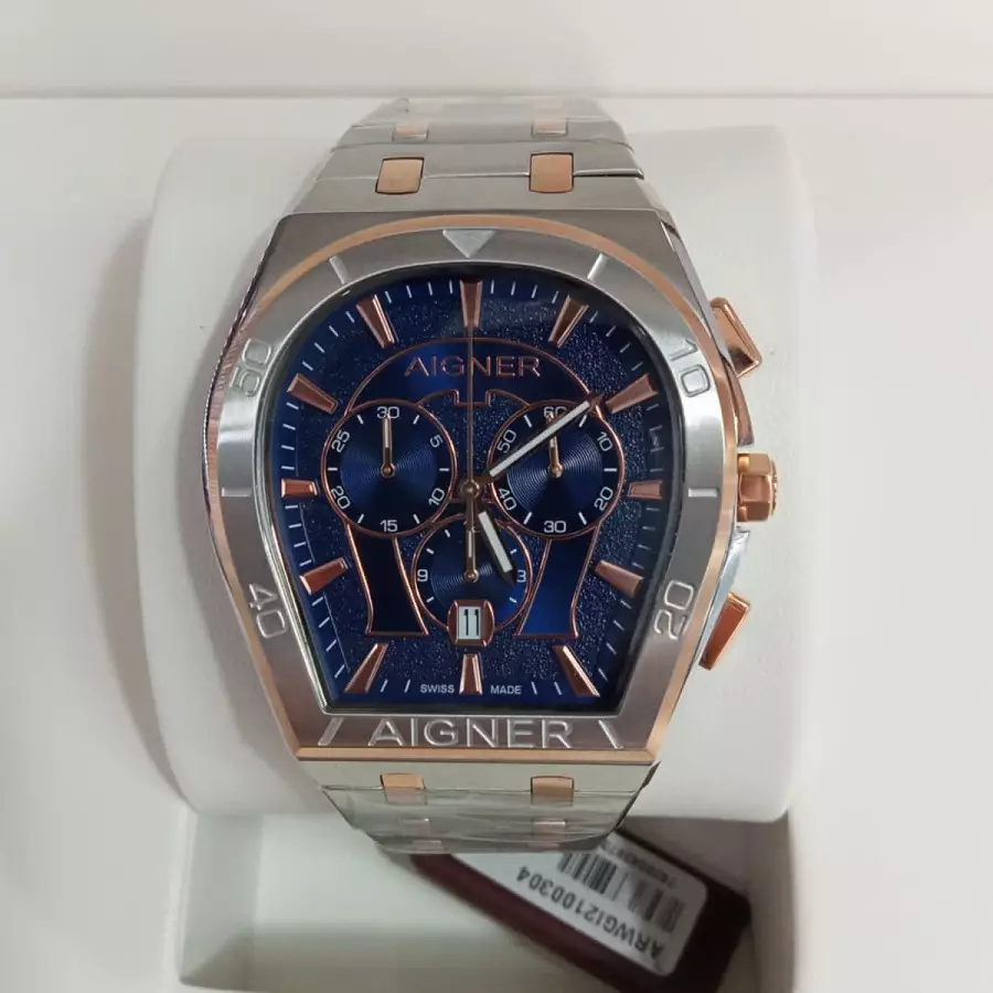 Aigner ARWG-12100304 rantai kombinasi silver rosegold cowok