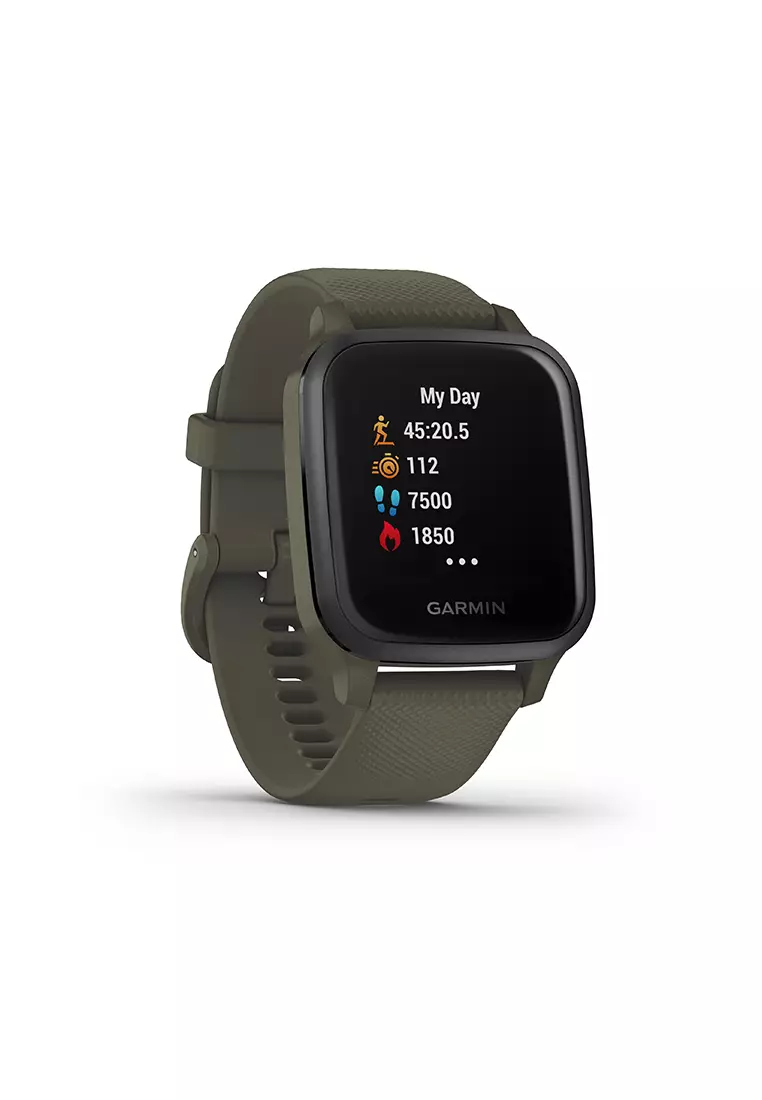 Buy Garmin Venu Sq Music Moss Slate 2024 Online | ZALORA Singapore