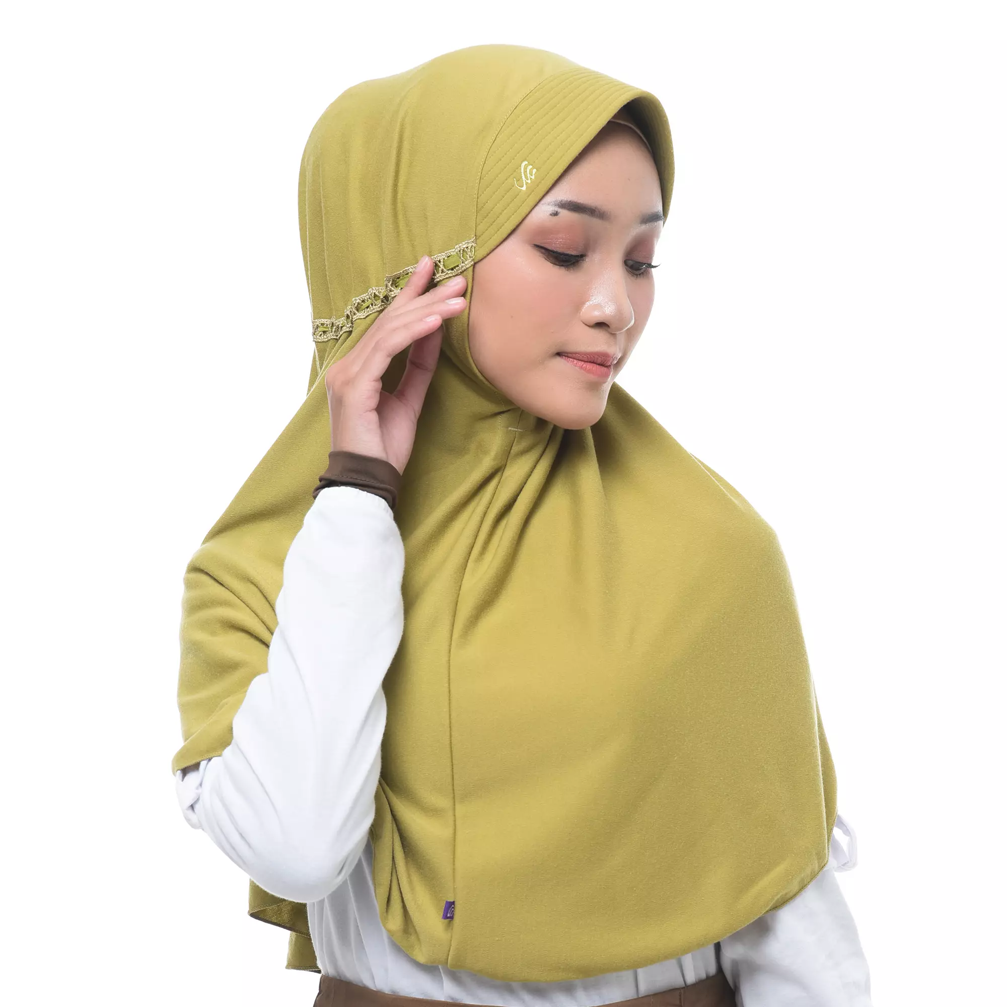 RABBANI - Kerudung Sekolah Instan Innova KAA S - Aloe