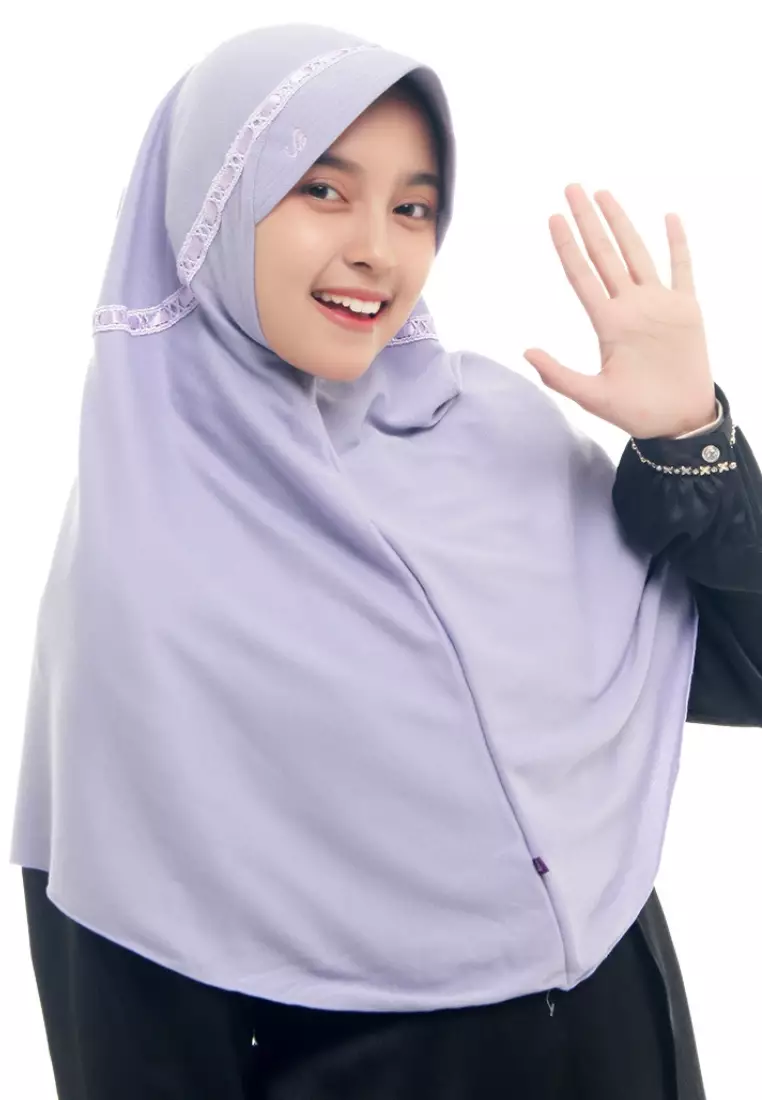 RABBANI - Kerudung Sekolah Instan Hemy KAA - Lilac