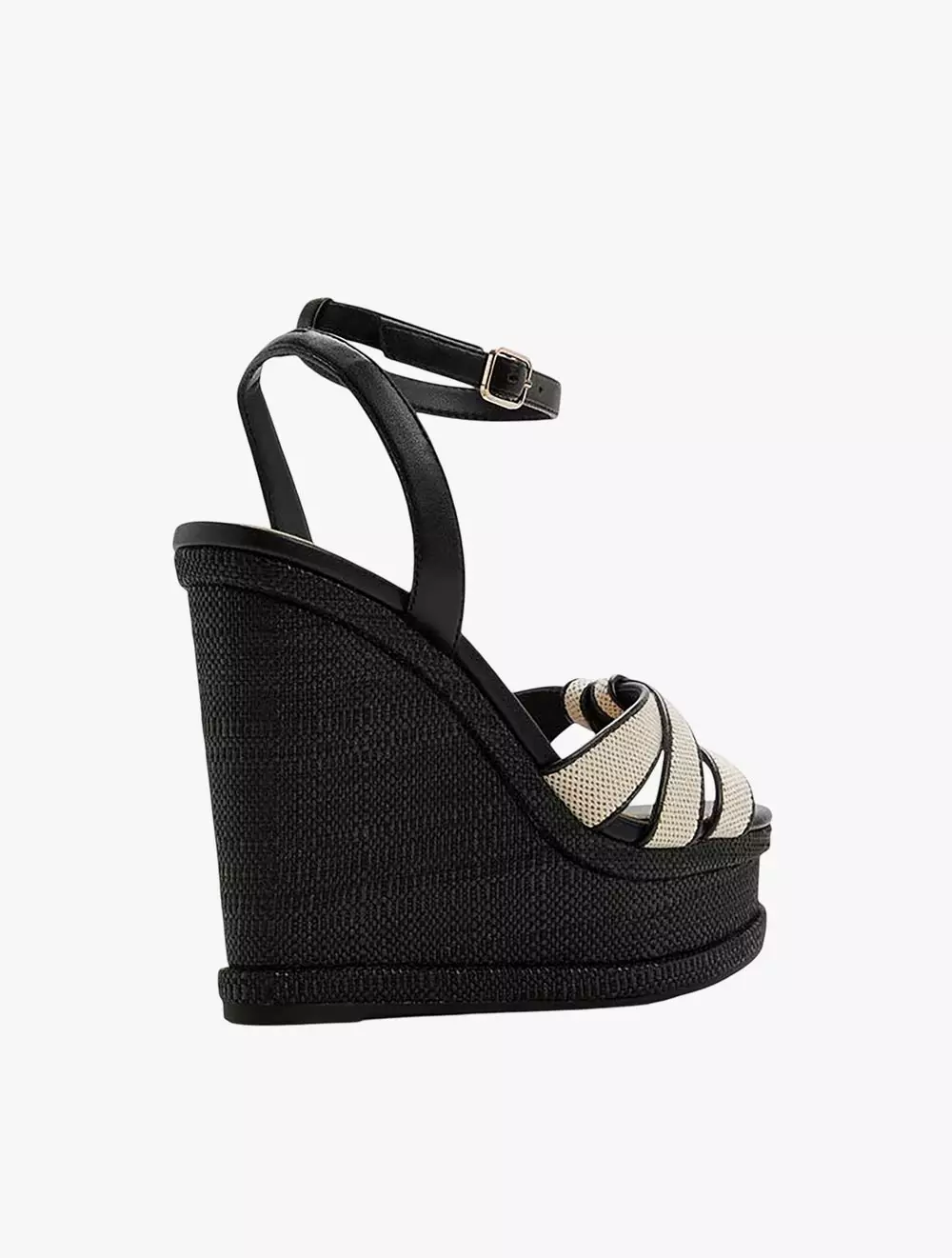 Aldo Esmerie Women's Wedge Sandals - Black Combo