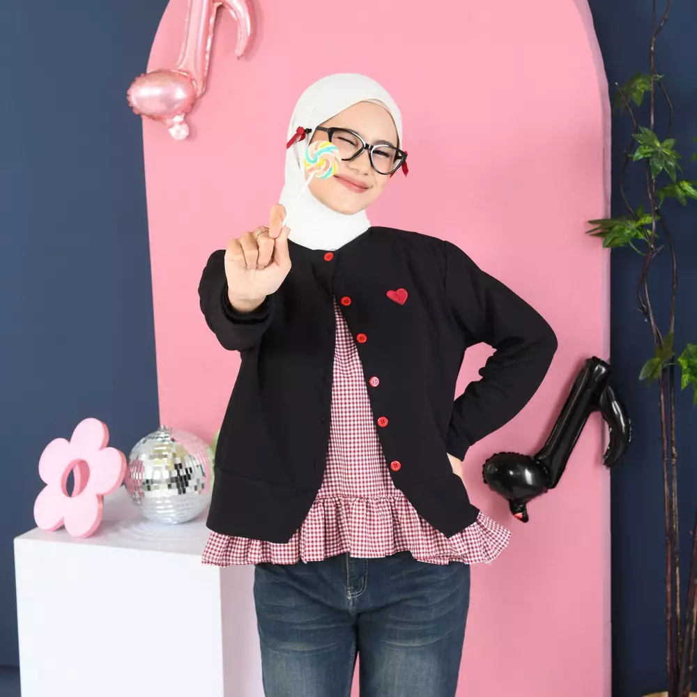 Tiya Sleeveless Tartan Basic Tops - Maroon M19867 R62S6