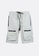 Giordano grey and silver [Online Exclusive]Men's Silvermark Utility Shorts Nylon Taslon Mid Rise Relax Fit Zipper Short F272FAAC975B6DGS_1