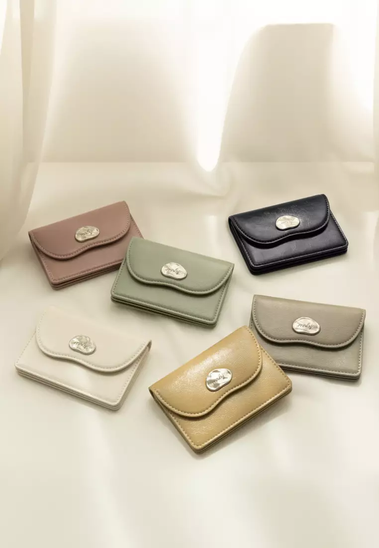 AURORA P Vegan Leather Wallet Honey