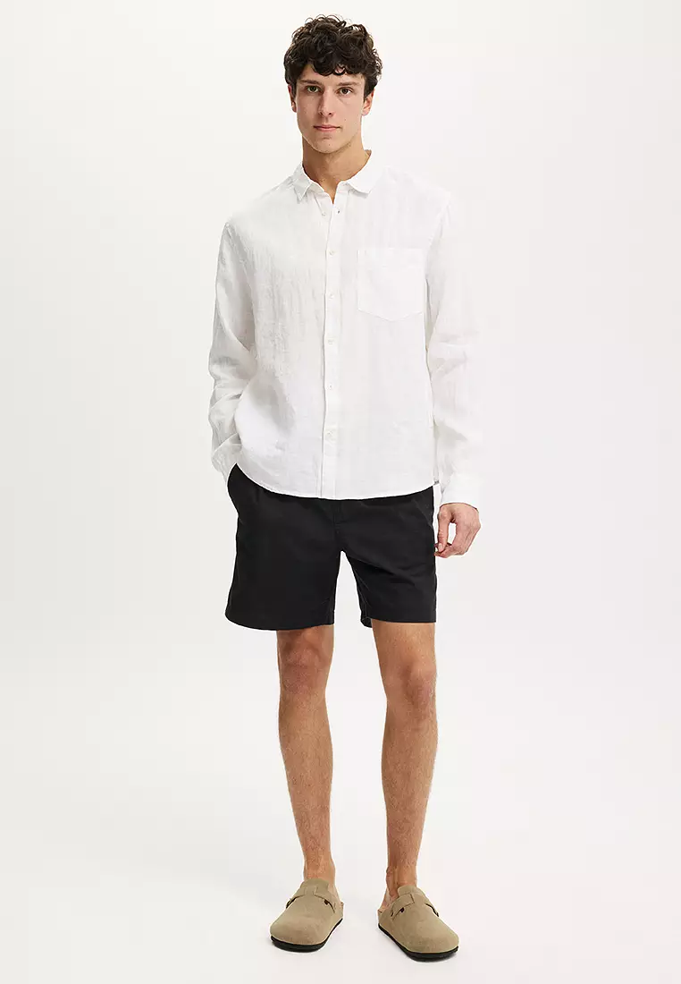 Relaxed Linen Long Sleeves Shirt