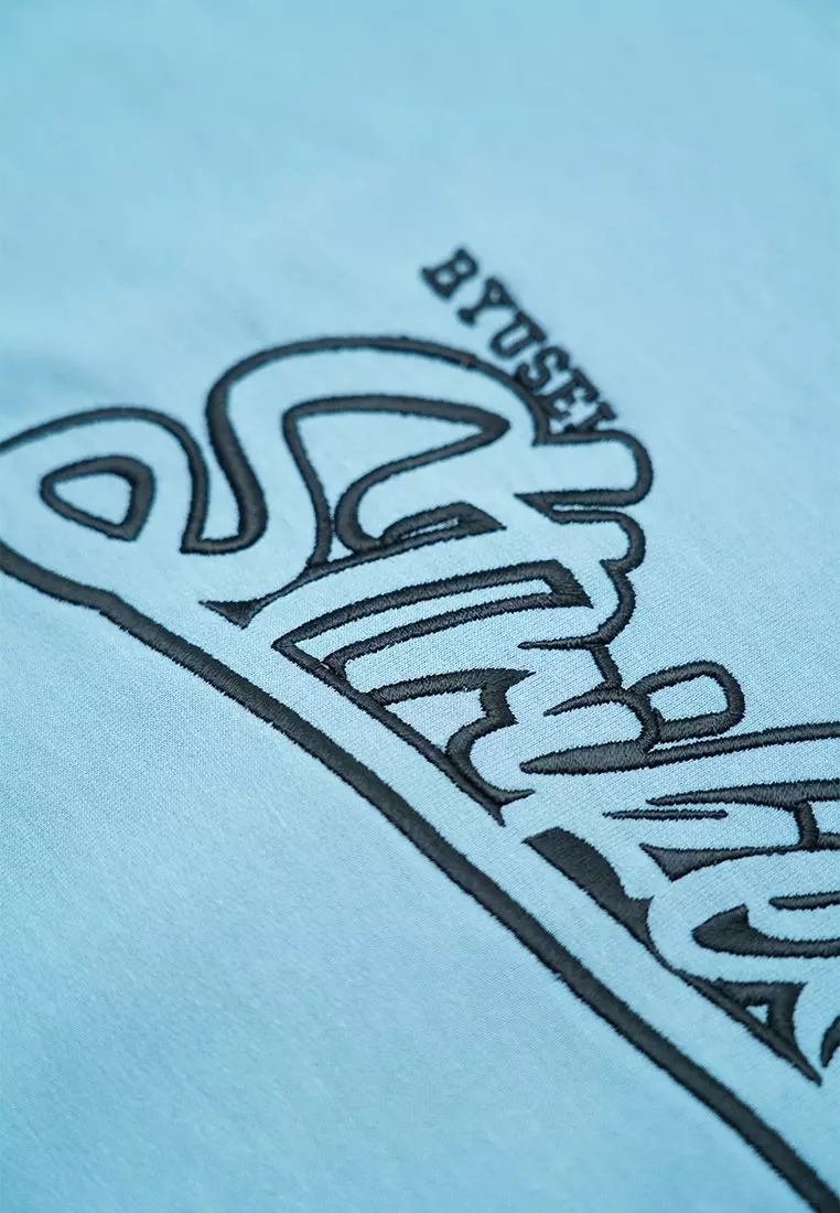 Ryusei Oversize T-shirt Jersey StrikeOut Dusty Blue