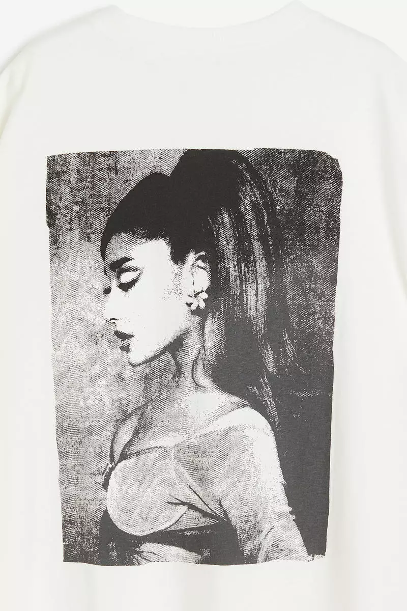 Boxy-style printed T-shirt