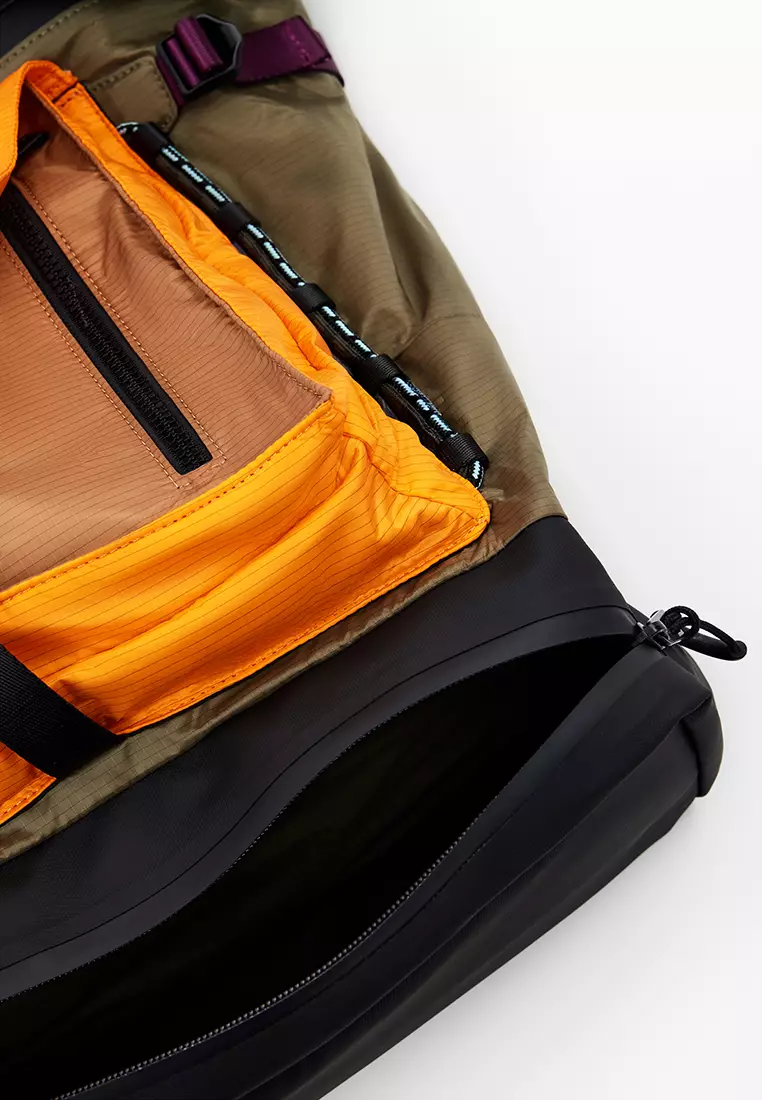 Large nylon tote backpack