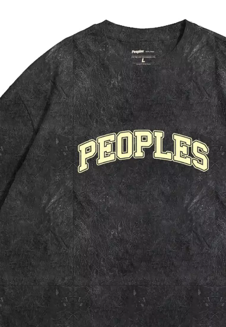 Kaos Wash Oversize Peoples Varsity Logo 1224