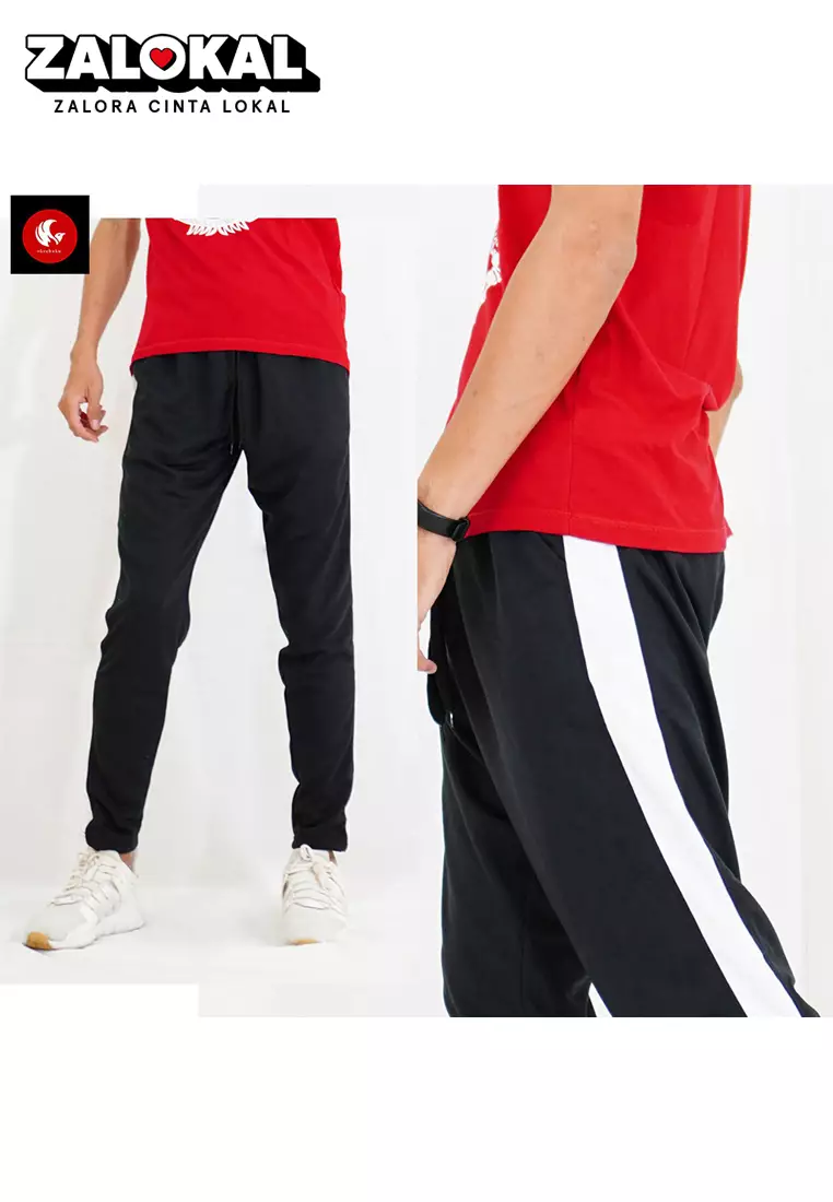 OKECHUKU Varo  Celana Jogger Unisex Training Side List Olahraga