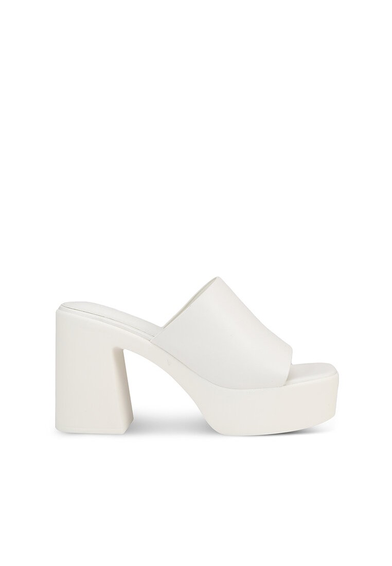 Hanna Platform Mule Heels