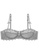 ZITIQUE grey Women's European Style Half-cup Ultra-thin See-through Lace-trimmed Comfy Nylon Lingerie Set (Bra And Underwear) - Grey 1AE69US7AE6D81GS_2