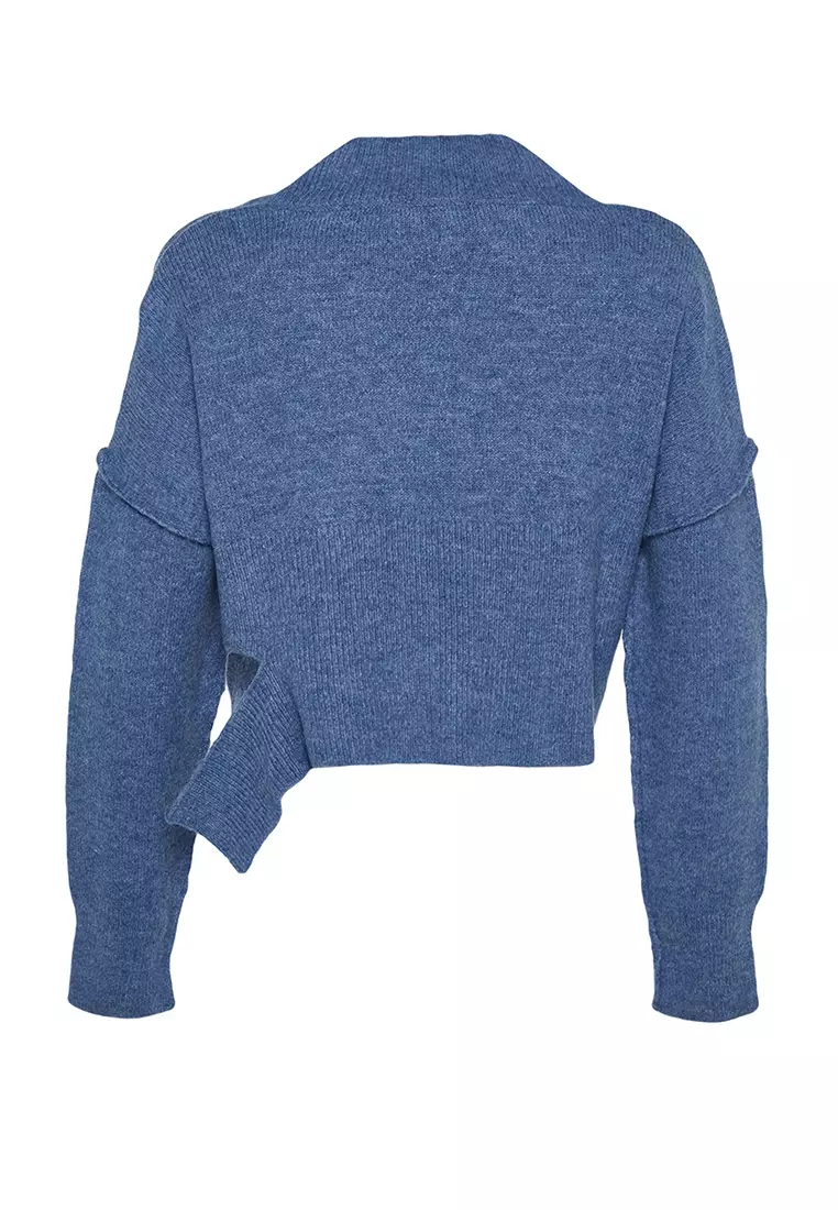 Soft Textured Knitwear Sweater