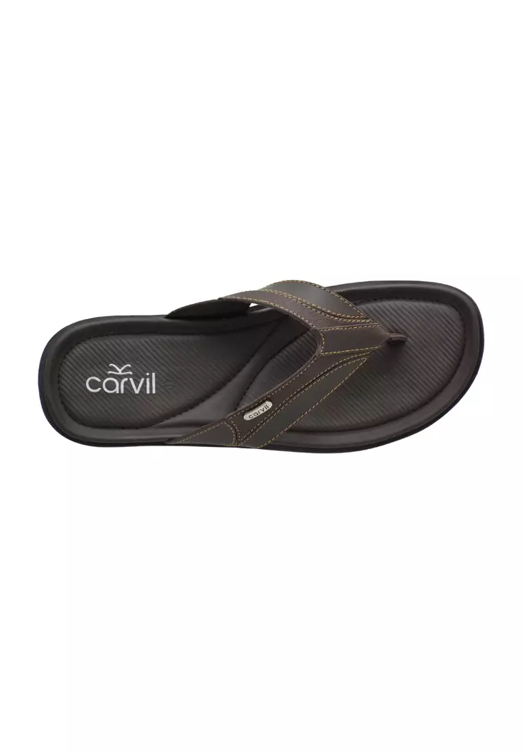 Carvil Sandal Pria Dexano-01 M Dark Brown