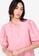 ZALORA BASICS pink Embroidey A-Line Mini Dress 7F525AADF024FEGS_3