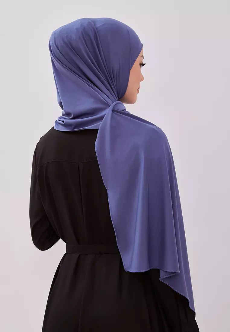 DUST Hijab Pashmina Haniya Biru (D. 9125)