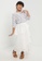 Lubna Kids white Linen Layers Skirt 980AEKA8F92E31GS_4