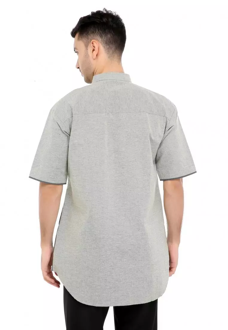 Baju Koko Gamis Muslim Pria Gibran - Mint