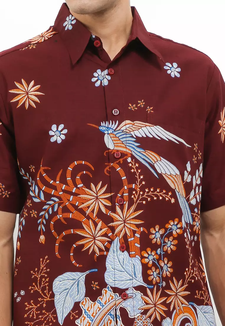 Hem Body Fit Batik Sawat Manuk