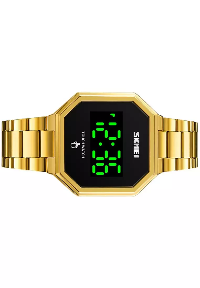 Jam Tangan Digital Pria Waterproof Many Function Strap Tali Material Stainless Steel BY57 ORIGINAL