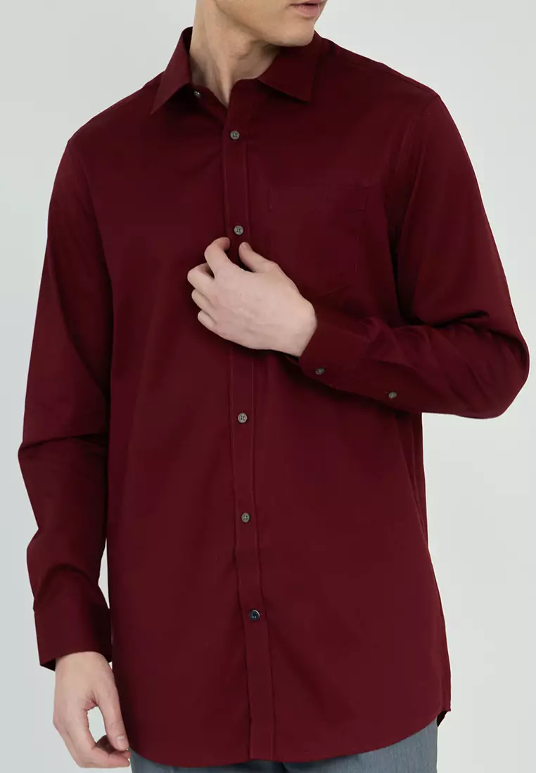 Regular Fit Textured Dress Shirt