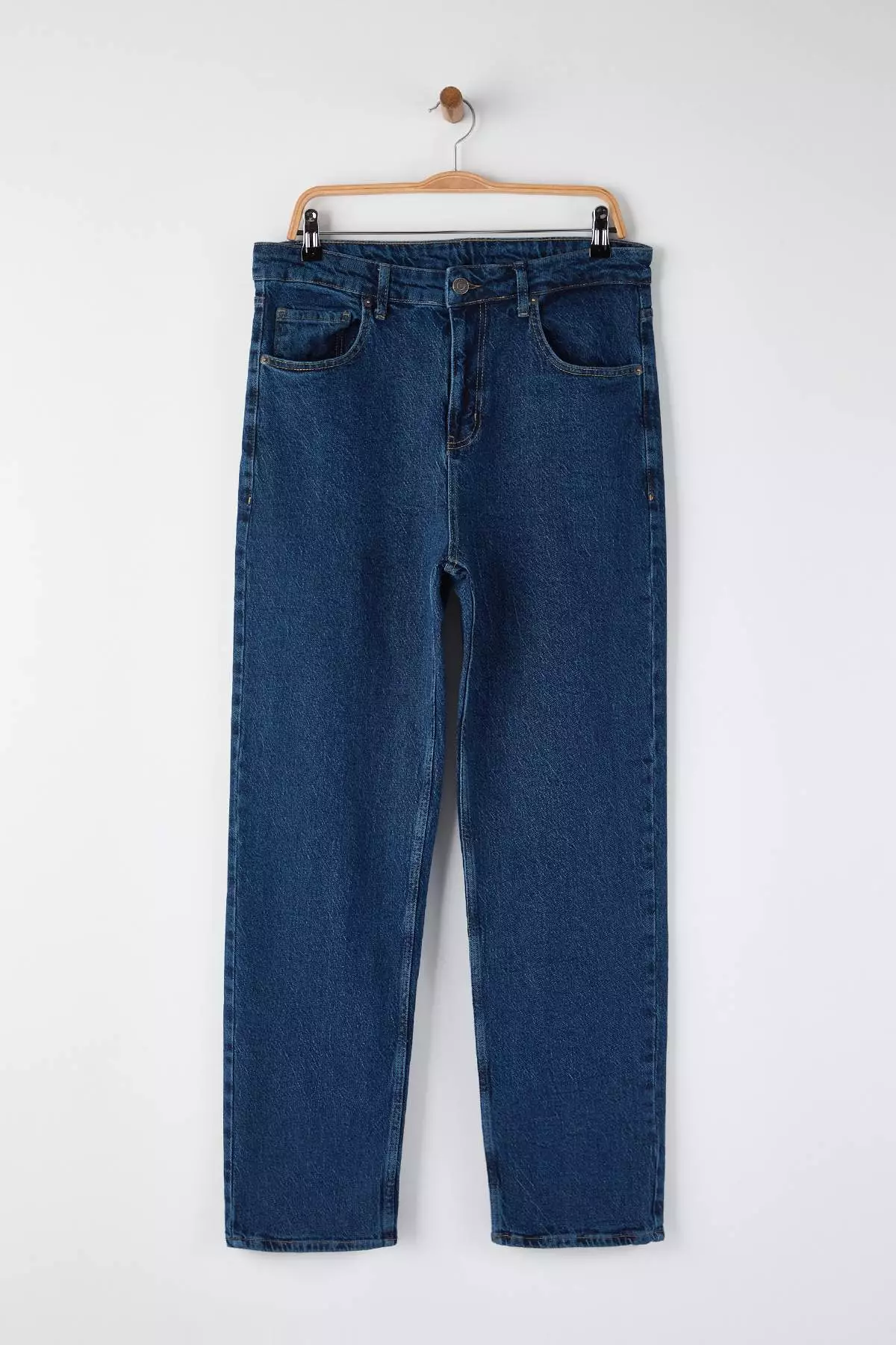 Navy Blue Baggy/90'S Straight Fit Jeans Baggy Jeans Tmnss24Je00012