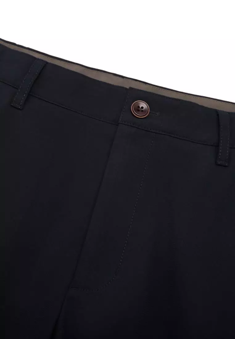 Multi-Way Stretch Slim Tapered Fit Knit Casual Pants