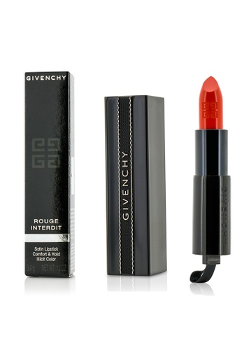 Givenchy GIVENCHY - Rouge Interdit Satin Lipstick - # 15 Orange Adrenaline 3.4g/0.12oz 5C1C9BE7F787BDGS_1