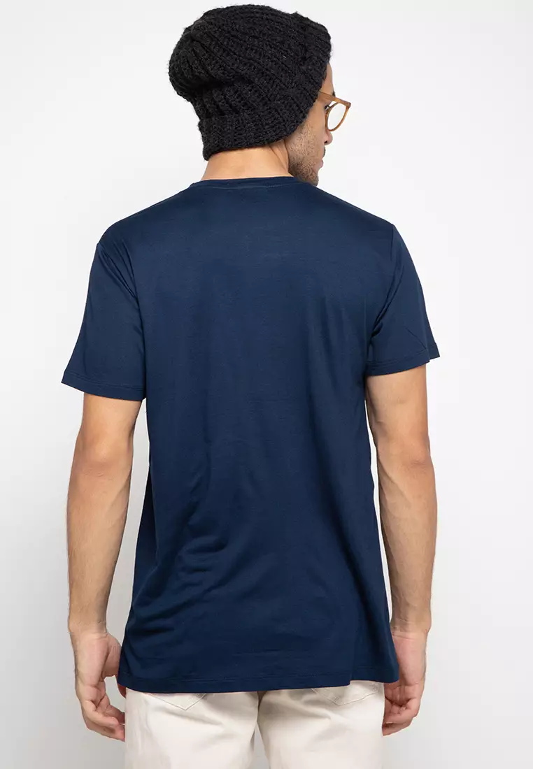 MTF88 Tokyo Logo Navy Kaos Pria