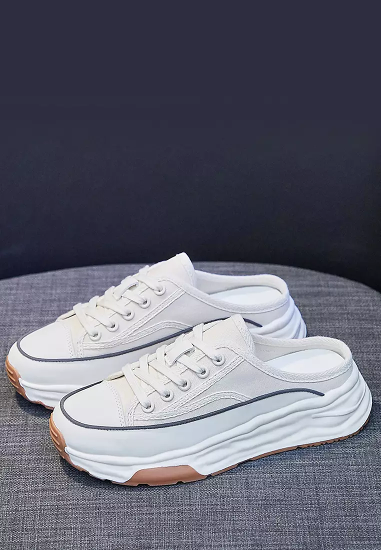 Canvas half shoes top